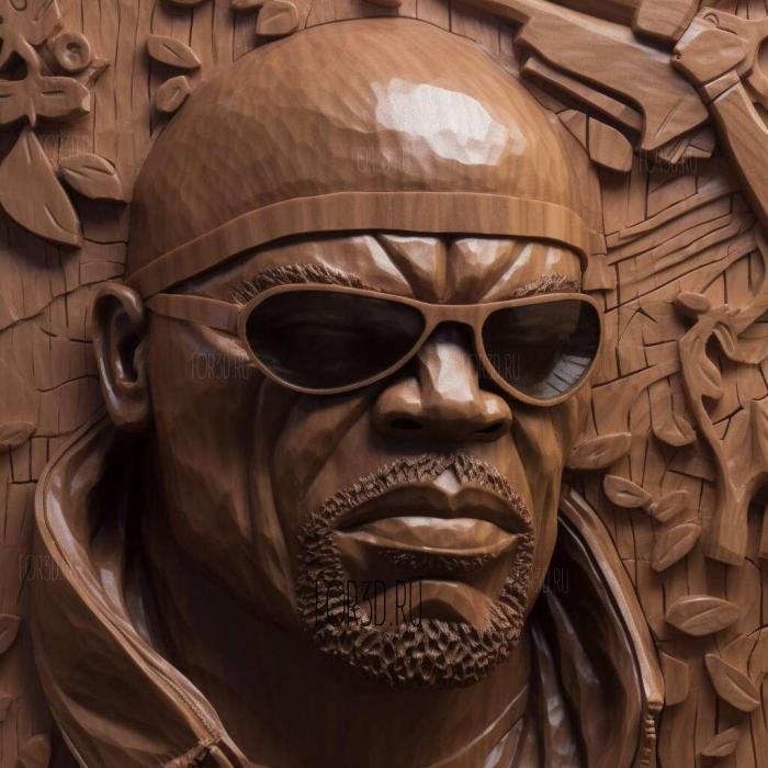 Nick Fury 4 stl model for CNC